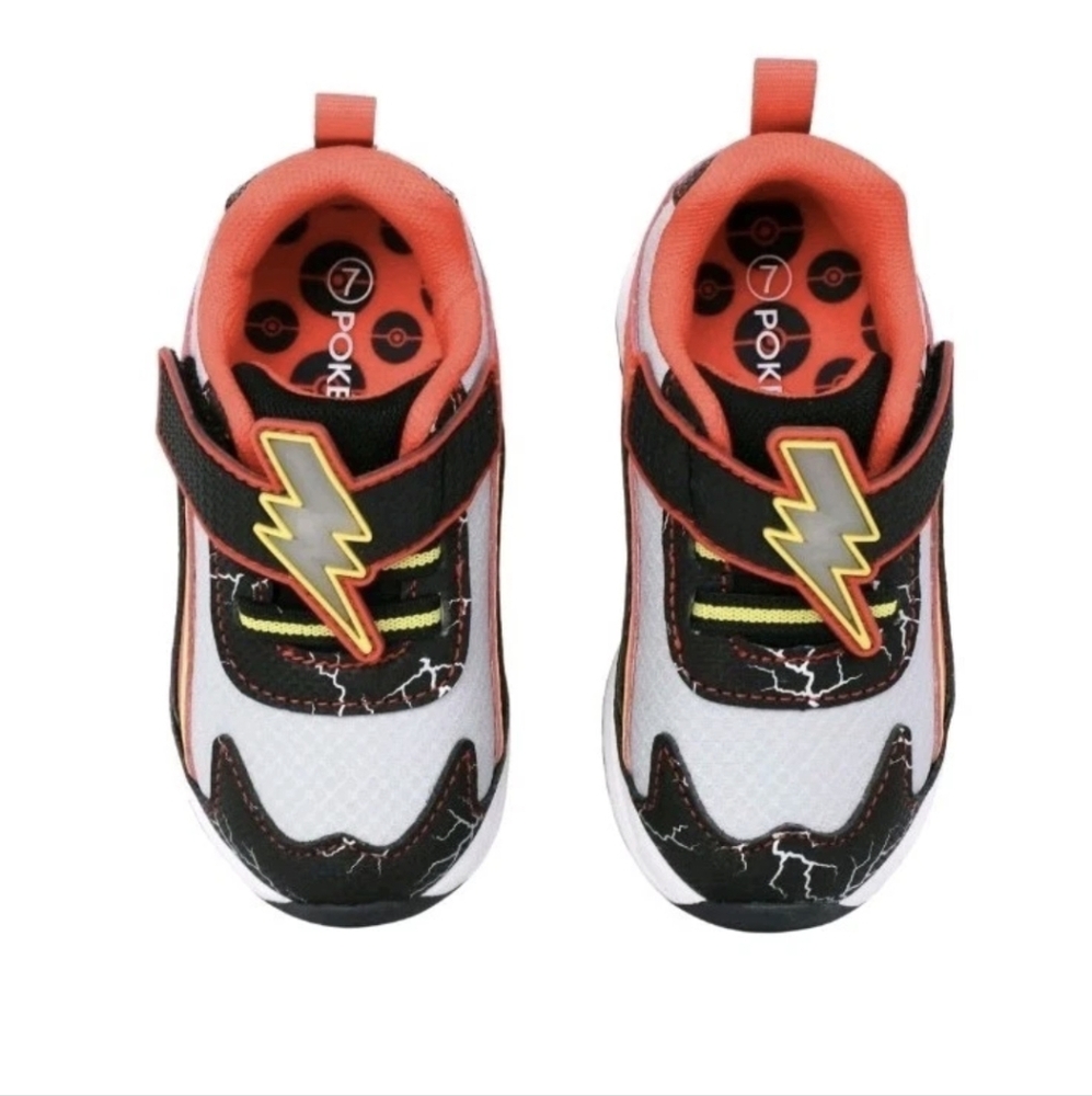 Pokemon Toddler Lightening Bolt Lighted Athletic Sneaker Toddler 5